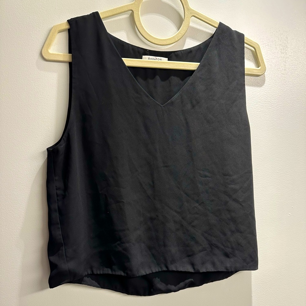Babaton sleeveless blouse